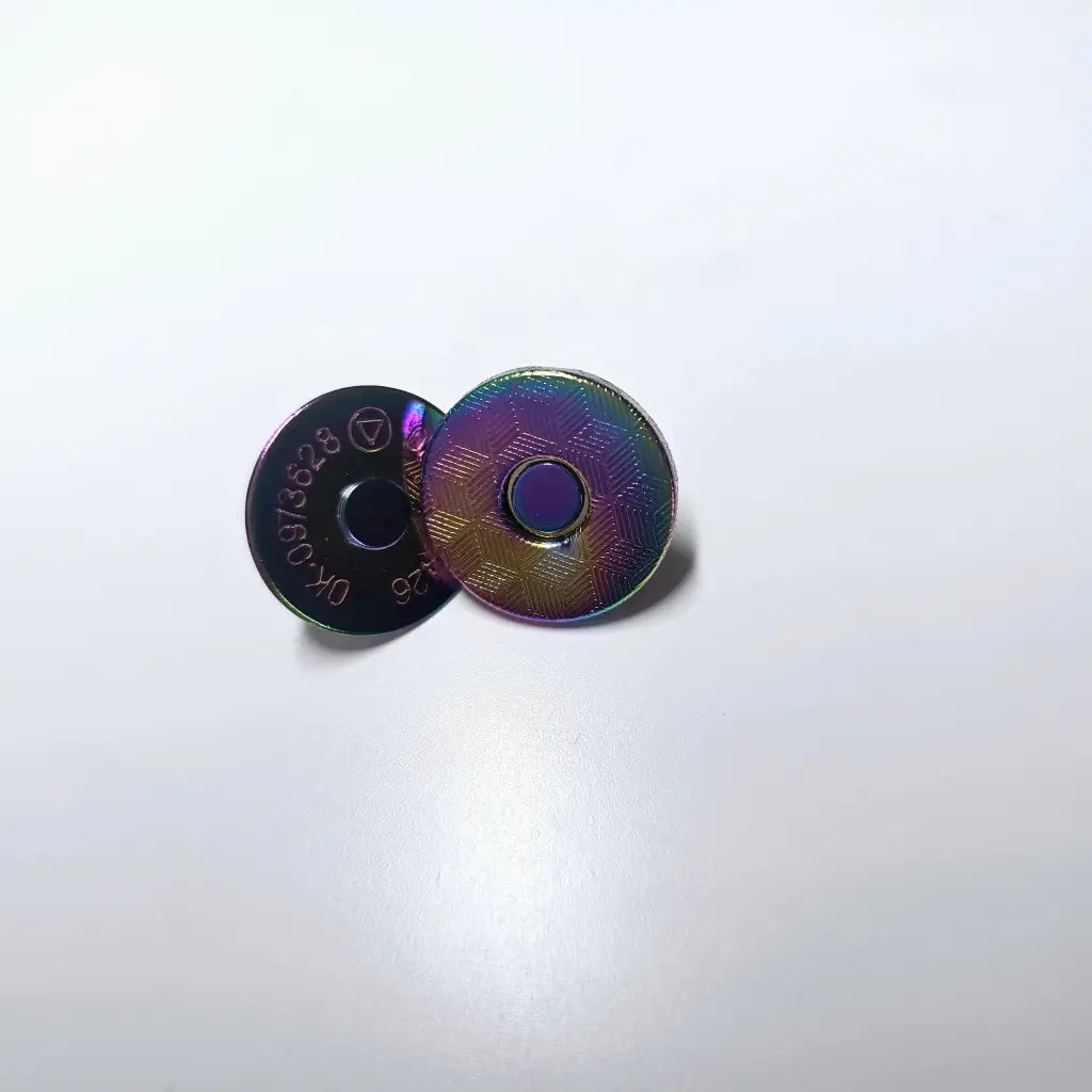 Magnet Taschenverschlüsse 18mm - extra flach Silber