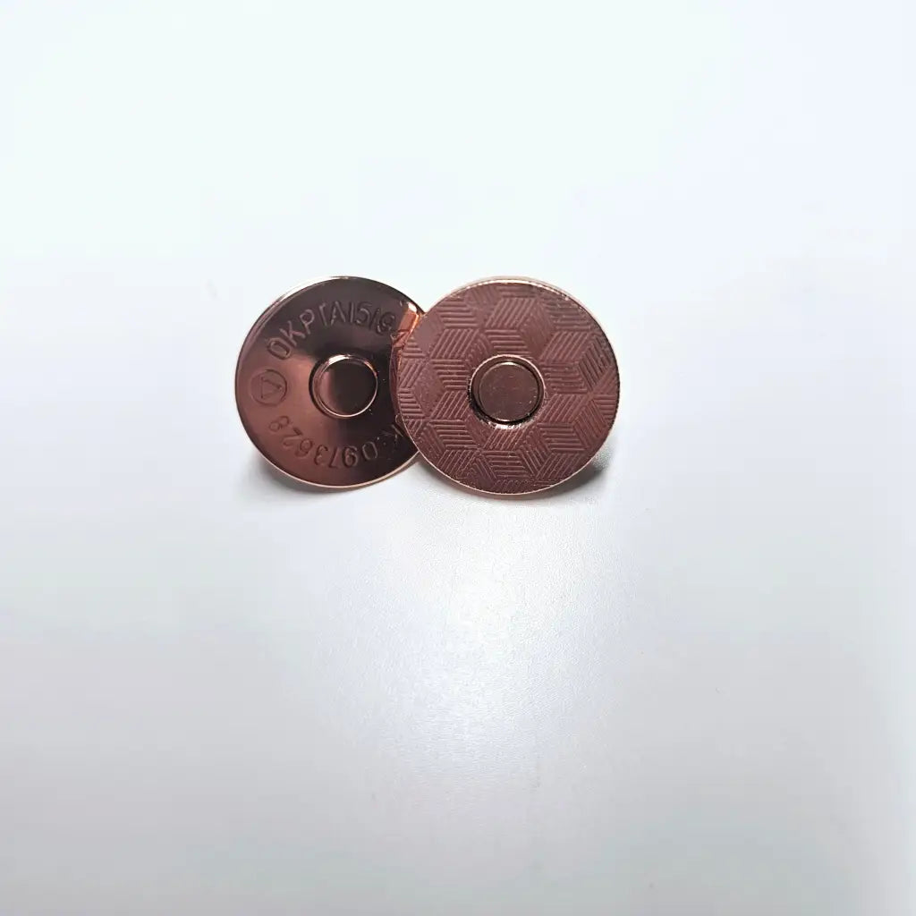 Magnet Taschenverschlüsse 18mm - extra flach Silber