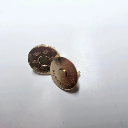 Magnet Taschenverschlüsse 18mm - extra flach Silber