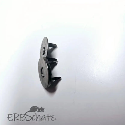 Magnet Taschenverschlüsse 18mm - extra flach Silber