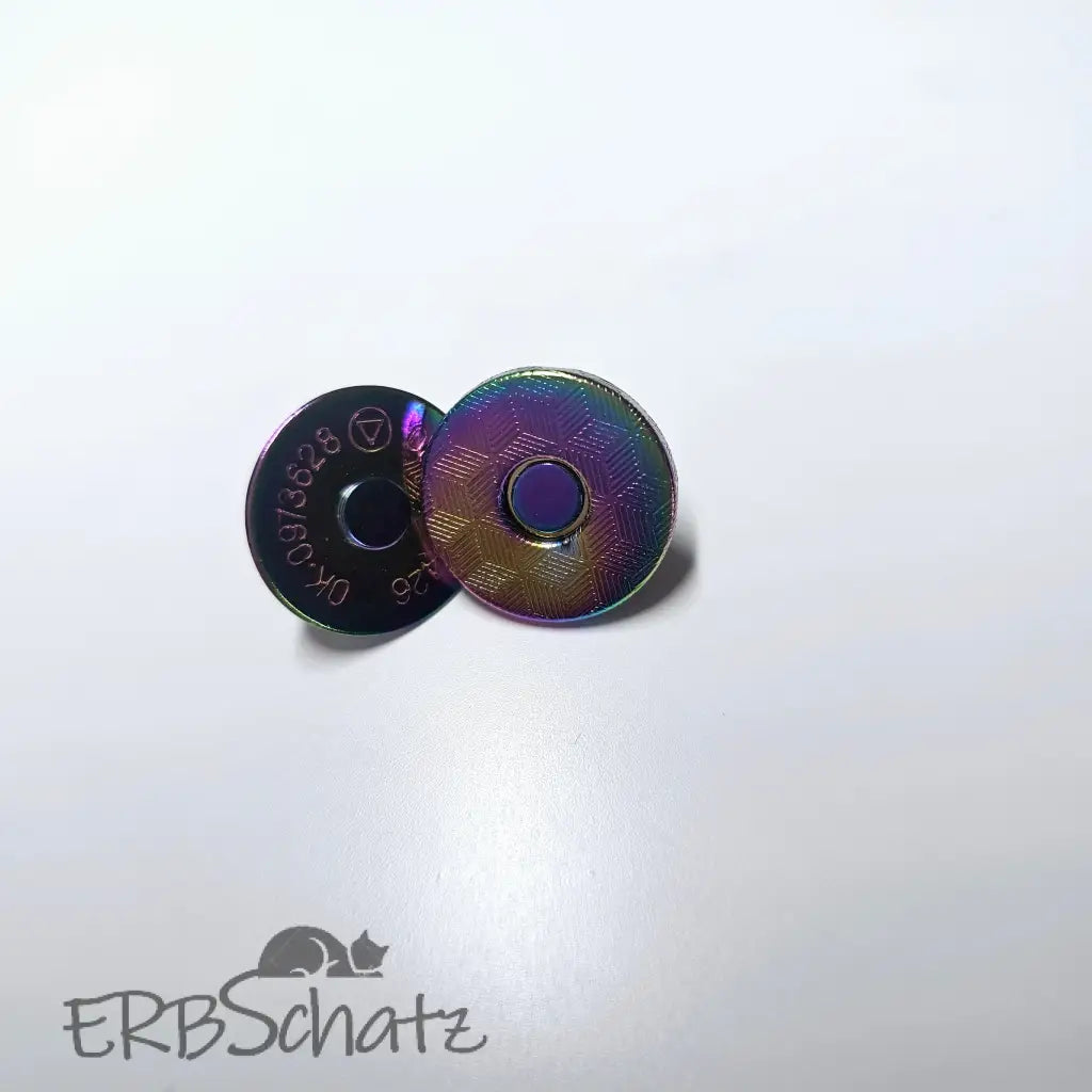Magnet Taschenverschlüsse 18mm - extra flach Silber