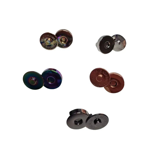 Magnet Taschenverschlüsse 18mm Silber