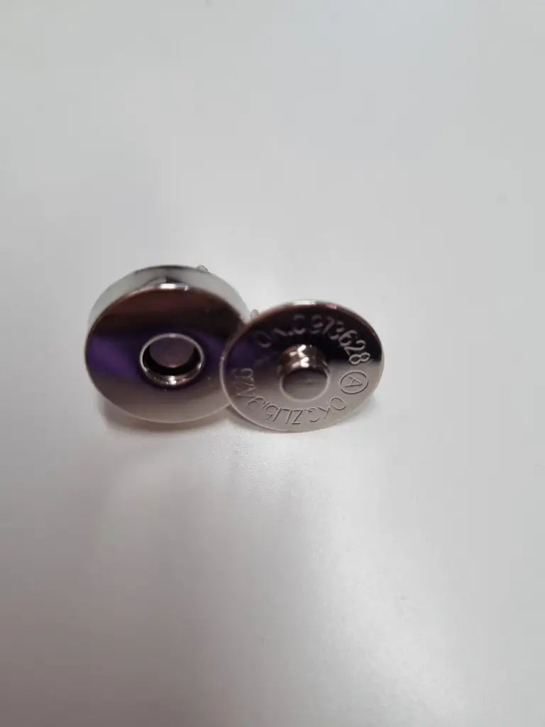 Magnet Taschenverschlüsse 18mm Silber