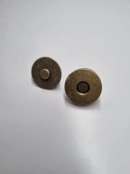 Magnet Taschenverschlüsse 18mm Silber