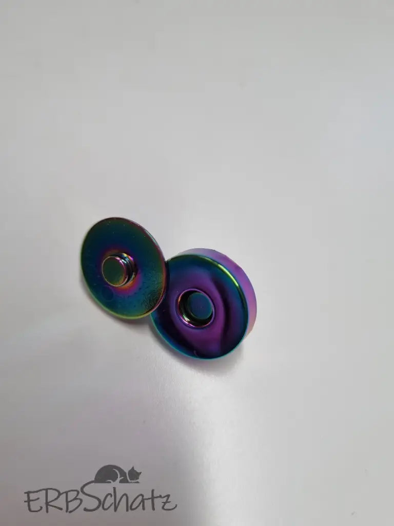 Magnet Taschenverschlüsse 18mm Silber - reißverschluss