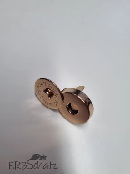 Magnet Taschenverschlüsse 18mm Silber - reißverschluss
