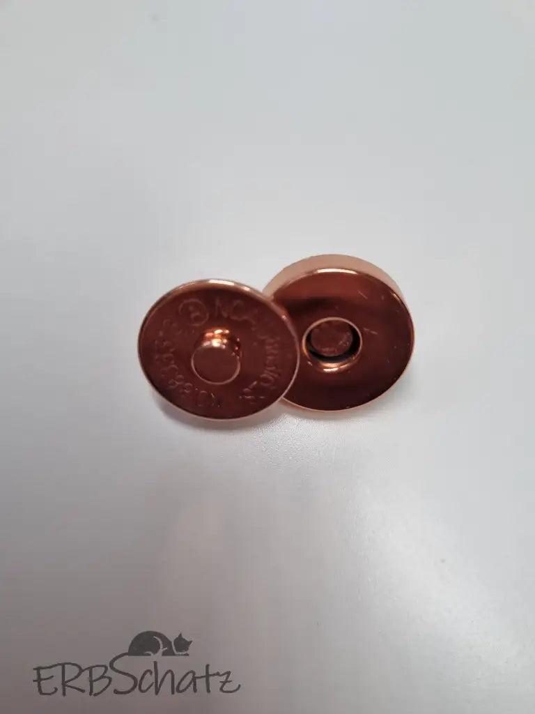 Magnet Taschenverschlüsse 18mm Silber - reißverschluss