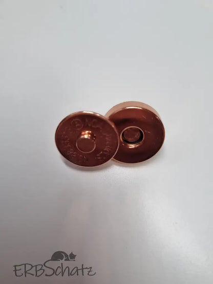 Magnet Taschenverschlüsse 18mm Silber - reißverschluss