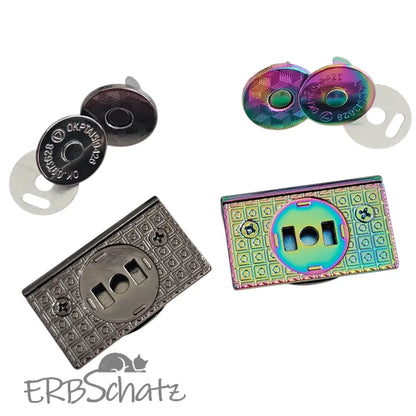 Magnet Taschenverschluss Halbkreis