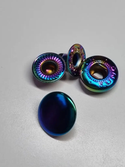 Metall Druckknöpfe 12mm Gold