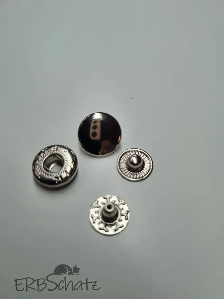 Metall Druckknöpfe 12mm Gold
