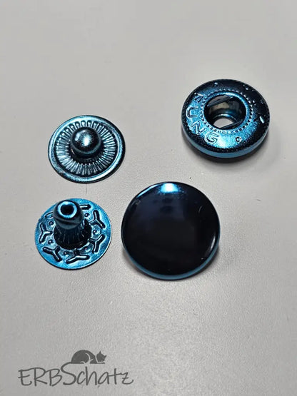 Metall Druckknöpfe 12mm Gold