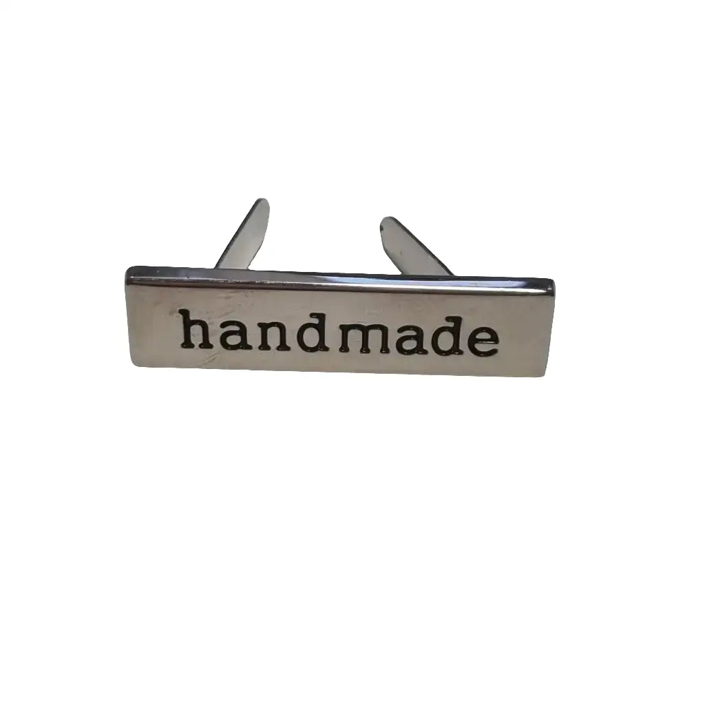 Metall Label ’Handmade’ Gold