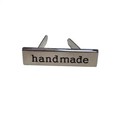 Metall Label ’Handmade’ Gold