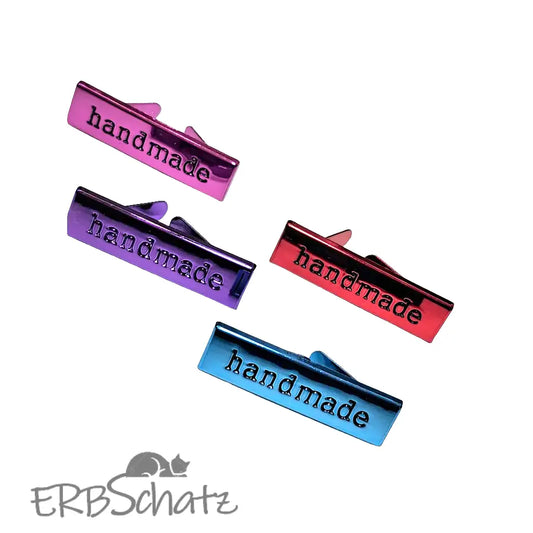 Metall Label ’Handmade’ Metallic Colours