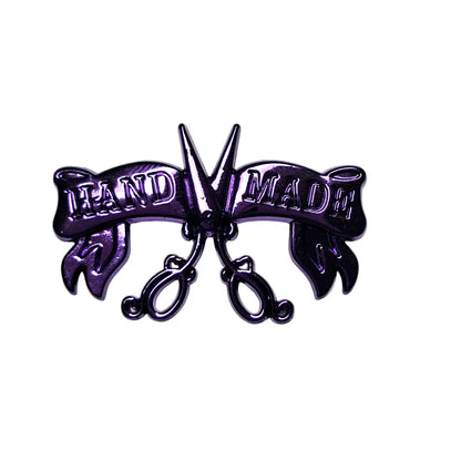 Metall Label ’Handmade Retrodesign’ - Farbauswahl Rainbow