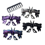 Metall Label ’Handmade Retrodesign’ - Farbauswahl Rainbow