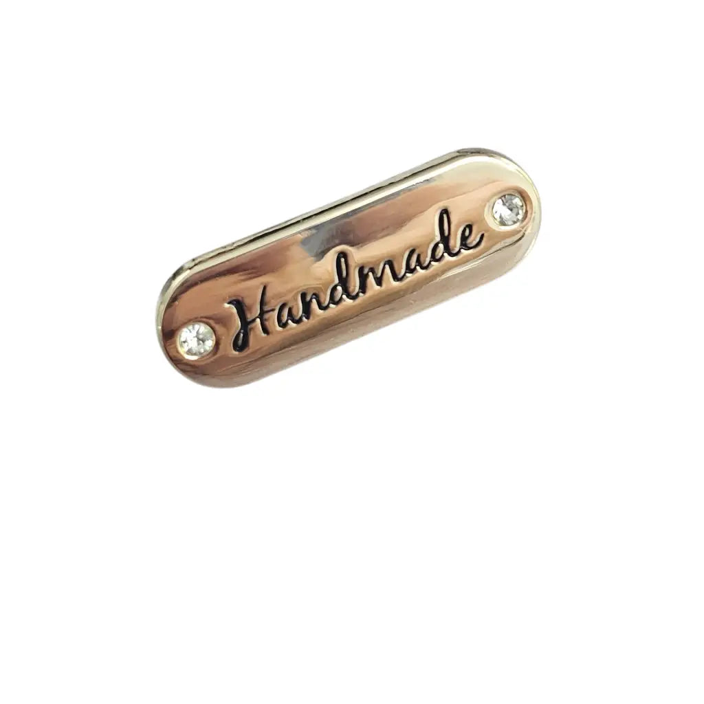 Metall Label Luxury ’Handmade’ Gold