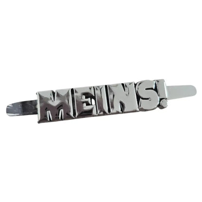 Metall Label ’MEINS’ Rainbow