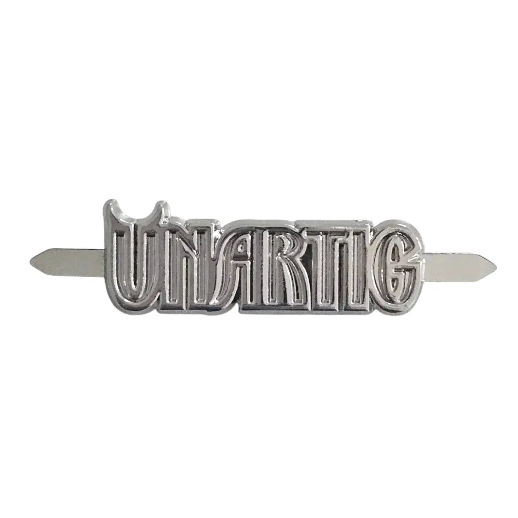 Metall Label ’Unartig’ Rainbow
