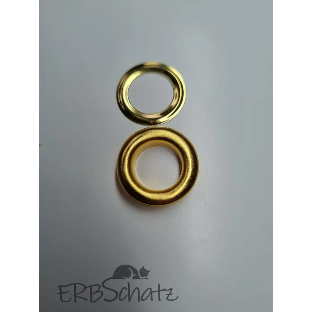 Metall Ösen Farbauswahl (12/14mm) - Gold / 12