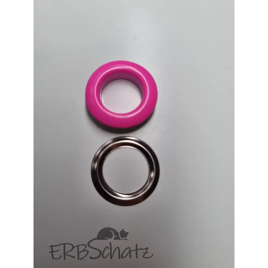 Metall Ösen Farbauswahl (12/14mm) - Pink / 12