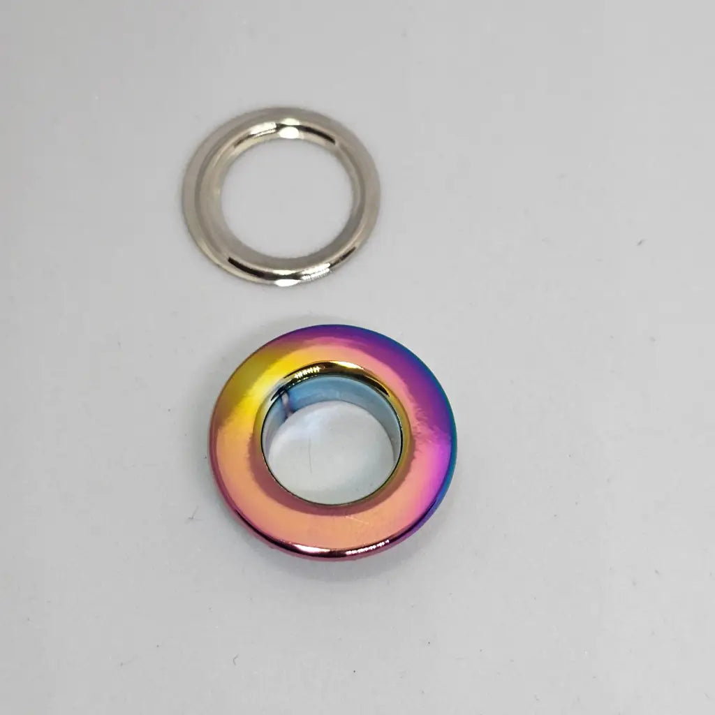 Metall Ösen Rainbow (10/12mm)