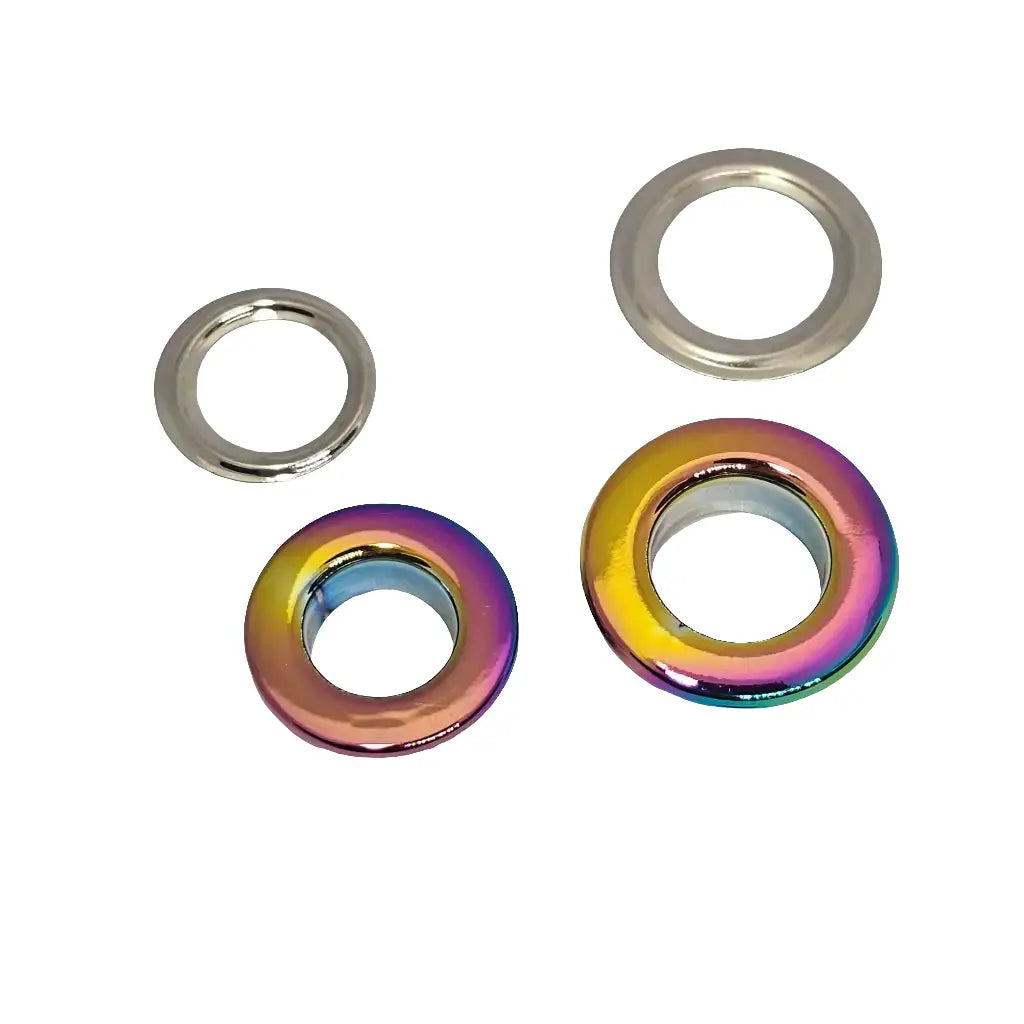 Metall Ösen Rainbow (10/12mm)