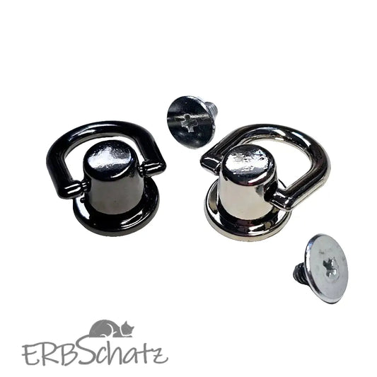 Mini D-Ring anschraubbar 12mm
