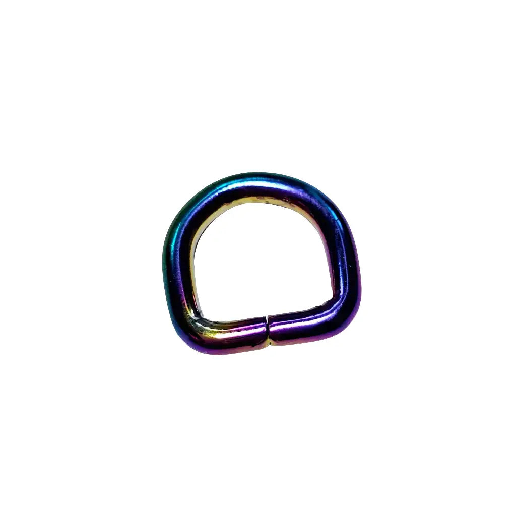 Mini D-Ringe Farbauswahl - 10 mm Silber