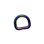 Mini D-Ringe Farbauswahl - 10 mm Silber
