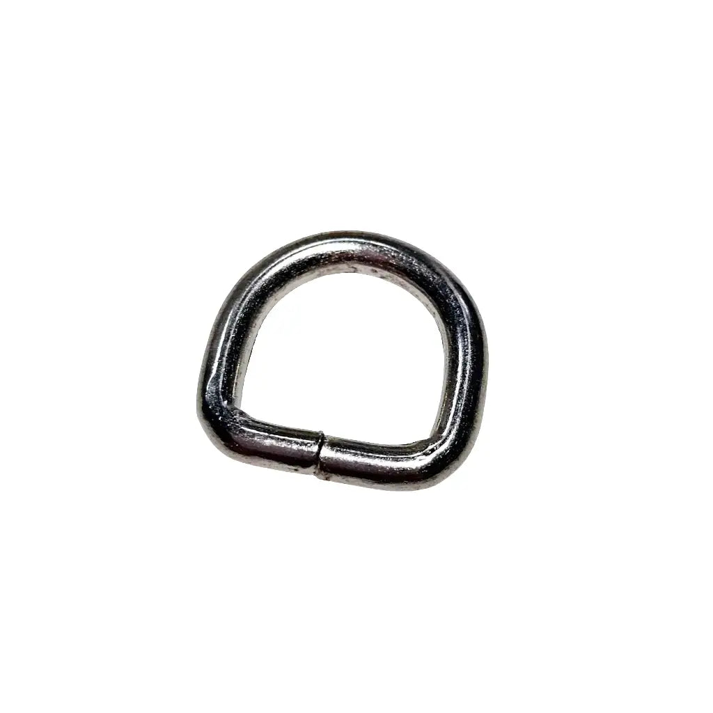 Mini D-Ringe Farbauswahl - 10 mm Silber