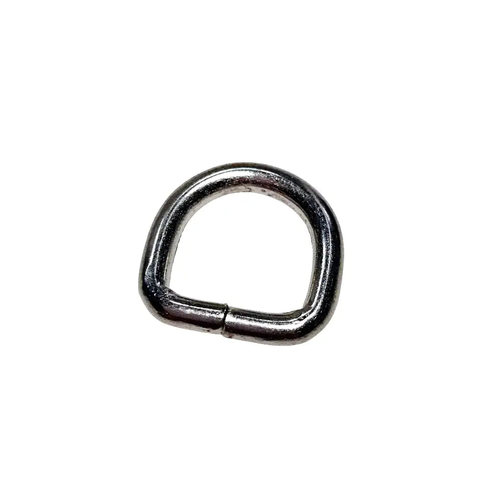 Mini D-Ringe Farbauswahl - 10 mm Silber