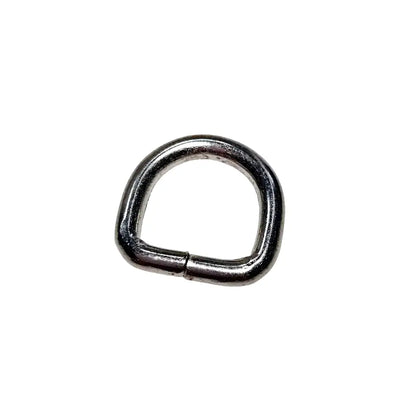 Mini D-Ringe Farbauswahl - 10 mm Silber