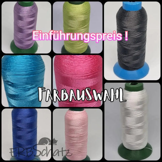 Nähgarn Farbauswahl (Extrastark/gr. Konen) - reißverschluss