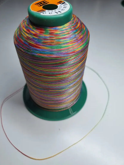 Nähgarn Regenbogenverlauf (Extrastark)