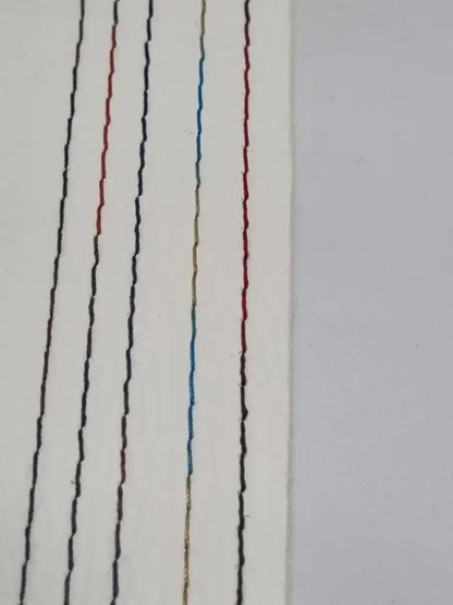 Nähgarn Regenbogenverlauf zweifarbig (Extrastark)