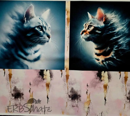 Oxford Kombi Panel | 50 x 153 cm | Cloudy Cats