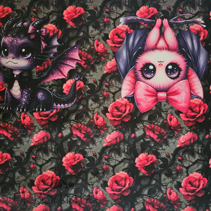 Oxford Kombi Panel | 50 x 153 cm | Cuties on Roses