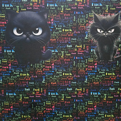 Oxford Kombi Panel | 50 x 153 cm | Grumpy Cats