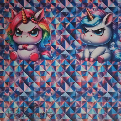 Oxford Kombi Panel | 50 x 153 cm | Grumpy Unicorns