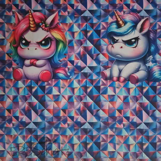 Oxford Kombi Panel | 50 x 153 cm | Grumpy Unicorns