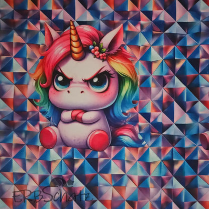 Oxford Kombi Panel | 50 x 153 cm | Grumpy Unicorns