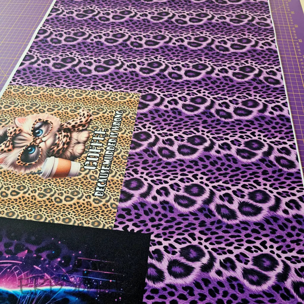 Oxford Kombi Panel | 50 x 153 cm | Purple Panther