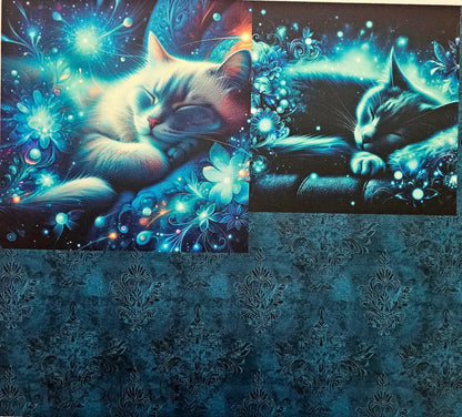 Oxford Kombi Panel | 50 x 153 cm | Sleepy Cats