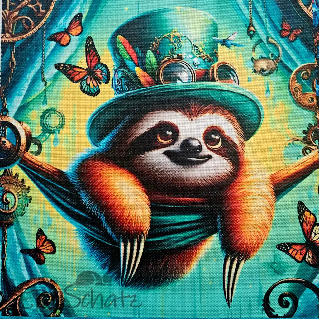Oxford Kombi Panel | 50 x 153 cm | Vibrant Sloths