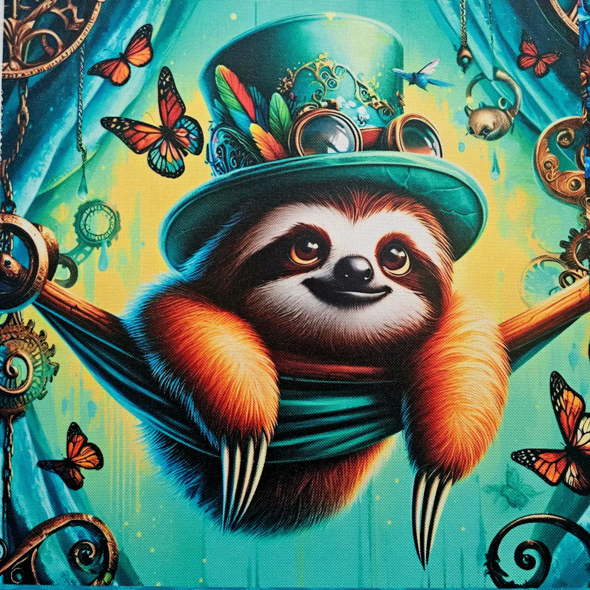 Oxford Kombi Panel | 50 x 153 cm | Vibrant Sloths