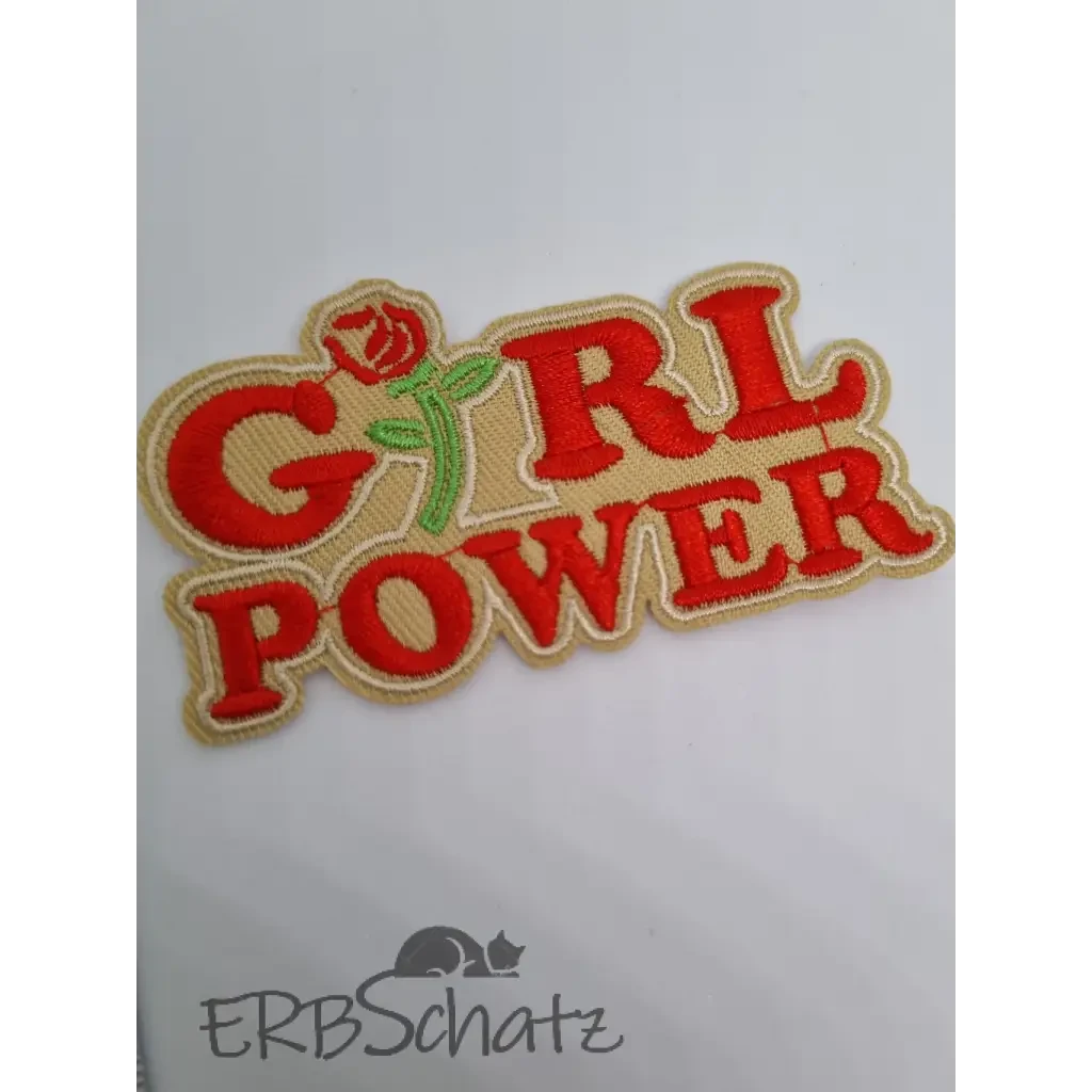 Patches zum Aufbügeln/Nähen - Designauswahl - Girl Power