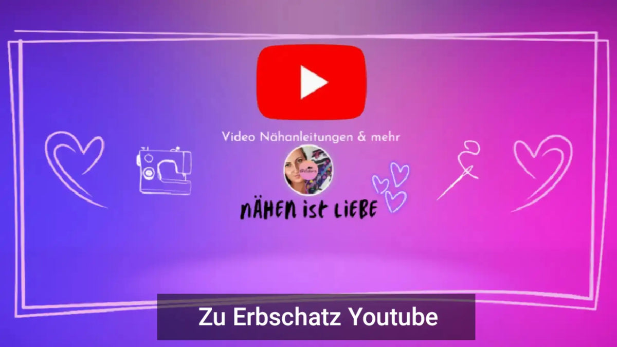 YouTube-Kanal-Logo mit roter Wiedergabetaste auf einem Verlaufshintergrund aus Lila und Pink.