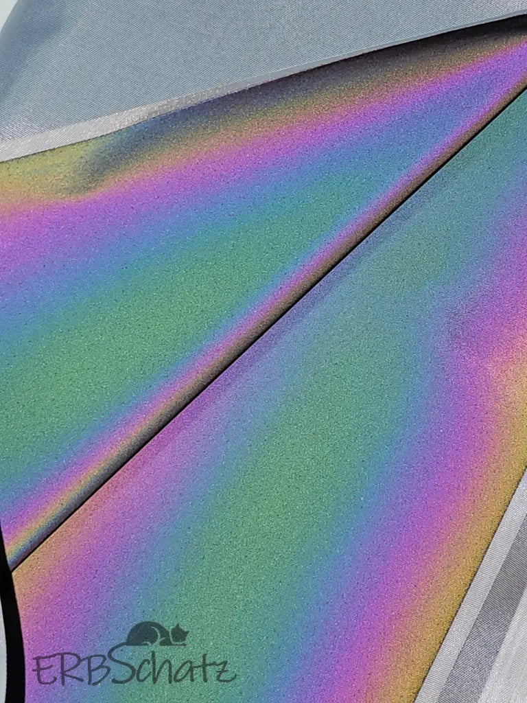 Rainbow reflektierender Stoff 50cm od. 100cm x 140 cm - 50cm